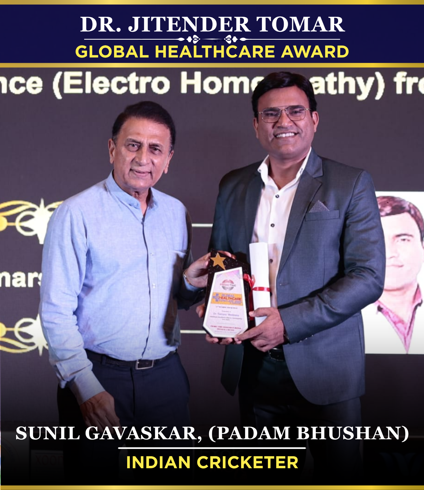 Dr. Jitender Tomar award