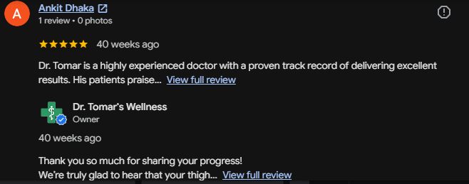 Google review screenshot